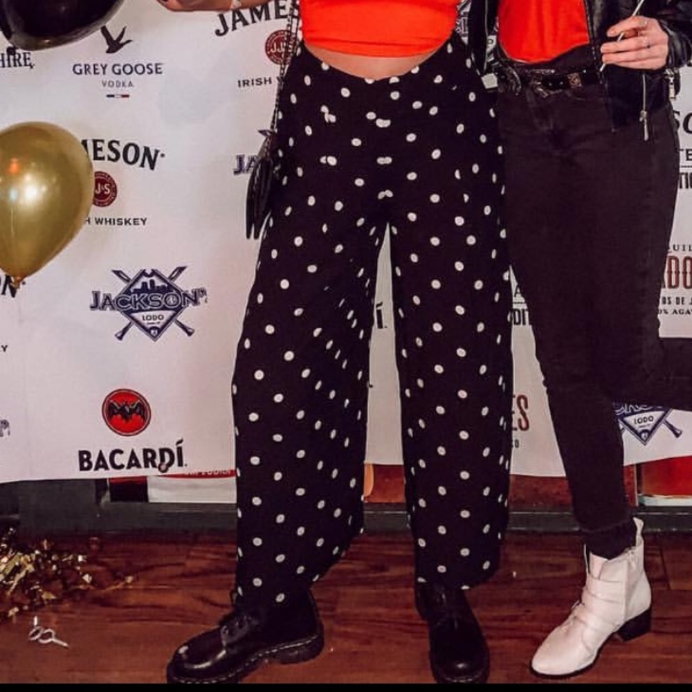 Polka-Dot Pants